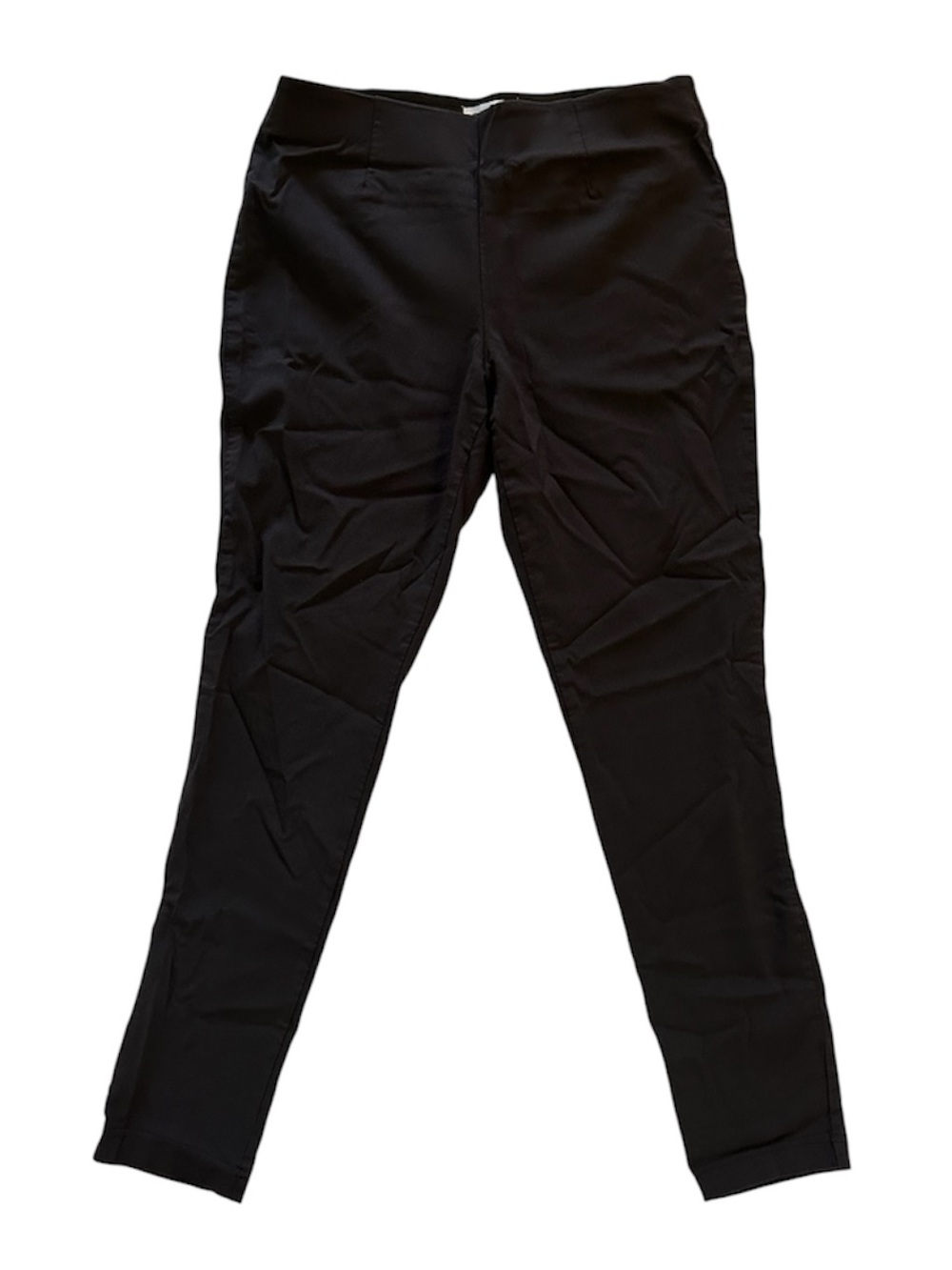 Calvin Klein Black Stretch Slim Ankle Pants